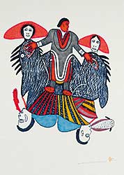 #106 ~ Inuit - People and Grailings  #A/P