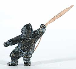 #120 ~ Inuit - Untitled - Hunter with Harpoon