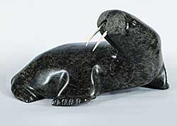 #159 ~ Inuit - Untitled - Turning Walrus