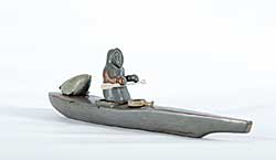 #167 ~ Inuit - Kayaker with the Daily Catch