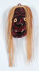 #213 ~ Iroquois - Broken Nose Mask with Bone Eyes