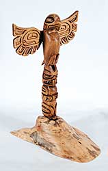 #449 ~ School - Untitled - Eagle and Bear Totem