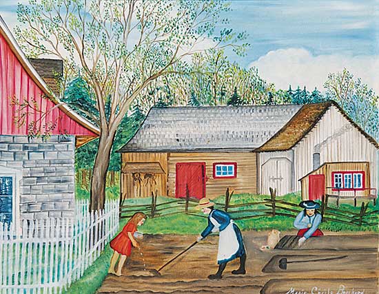 #4 ~ Bouchard - Untitled - Gardening in Springtime
