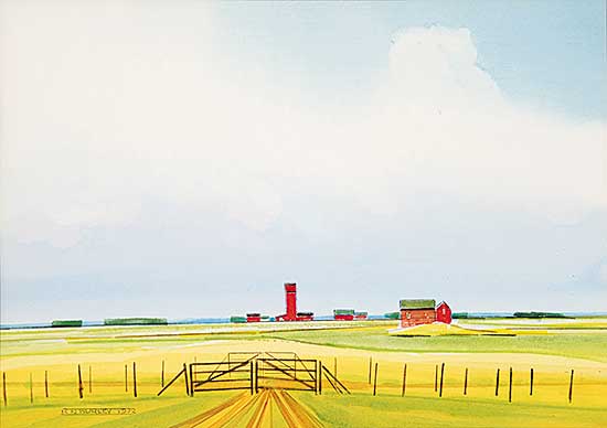 #51 ~ Hurley - Untitled - Fence, Gate and Elevator