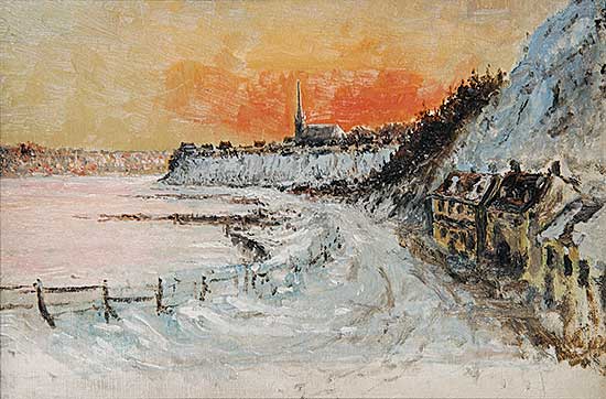 #99.1 ~ School - Untitled - The St. Lawrence in Winter