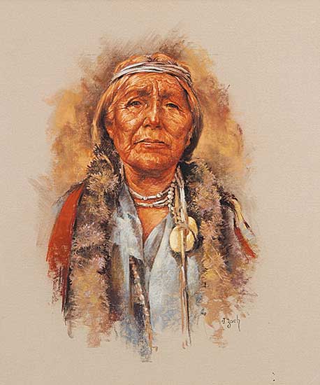 #113 ~ Zach - Untitled - Hupa Woman