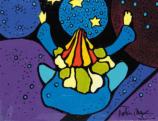 #216 ~ Max - Untitled - Zen Max Series - The Fortune Teller