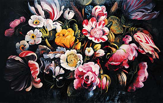 #307 ~ Flodberg - Medieval Painting; Flowers