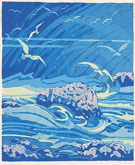 #412 ~ Brown - Waves  #10/10