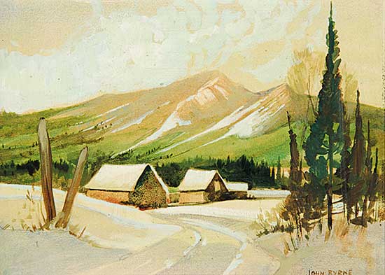#416 ~ Byrne - Untitled - Springtime in the Mountains
