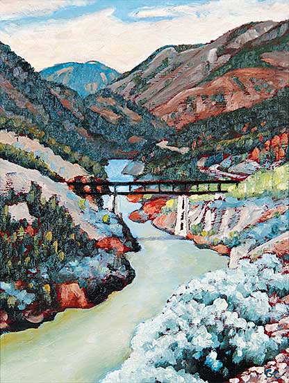 #424 ~ Clark - Fraser River Near Lillooet