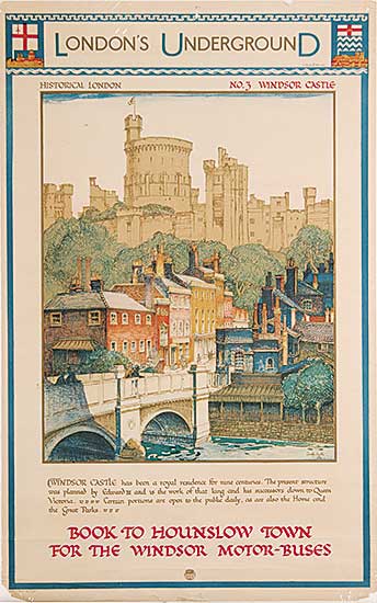 #450 ~ Hutton - London's Underground, Historical London, No.3 Windsor Castle