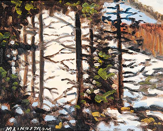 #466 ~ Lindstrom - Untitled - Trees in Winter
