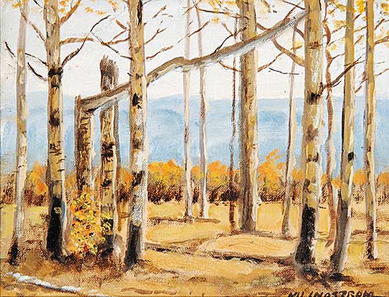 #467 ~ Lindstrom - Untitled - Trees in Autumn