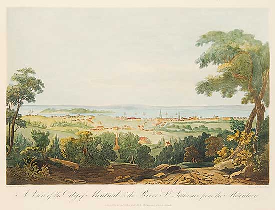#507 ~ Walsh - A View of the City of Montreal and the River St. Laurance from the Mountain