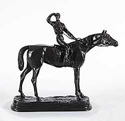 #219 ~ Mene - Untitled - Horse and Jockey