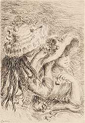 #487 ~ Renoir - Le Chapeau Epingle