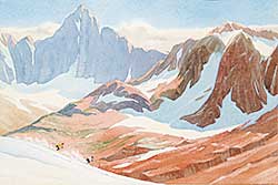 #514 ~ Wilson - Untitled - Spring Skiing in the Mountains