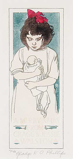 #603 ~ Phillips - Margaret with a Doll  #11/150