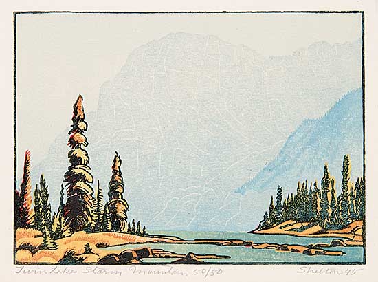 #638 ~ Shelton - Twin Lakes, Storm Mountain  #50/50