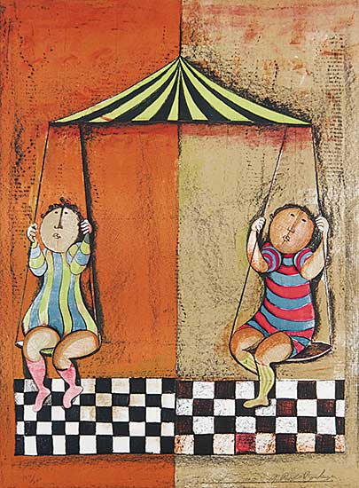 #668 ~ Boulanger - Untitled - Swingset  #109/200