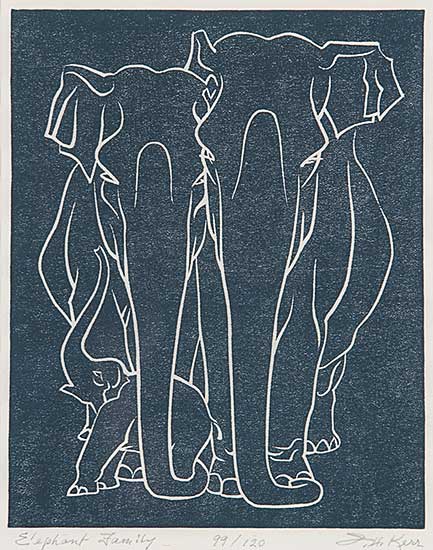#713 ~ Kerr - Elephant Family  #99/120