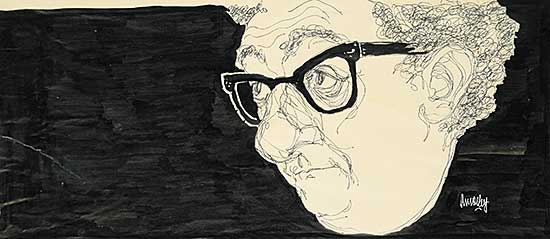 #2 ~ Ainsley - Untitled - Head of Larry Zolf