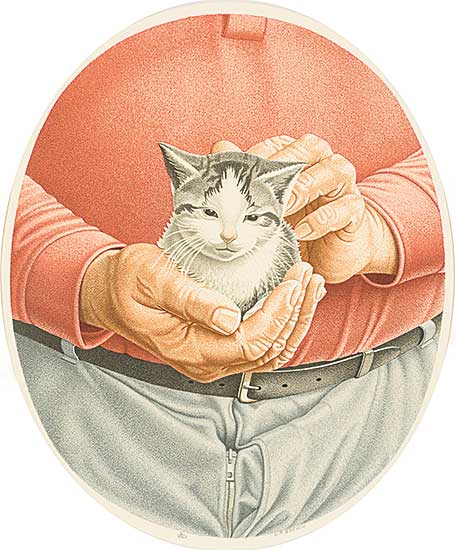 #28 ~ Brown - Untitled - The Little Kitten  #X/XXV