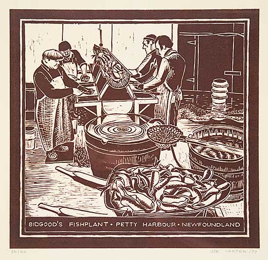 #30 ~ Carter - Bidgood's Fishplant, Petty Harbour, Newfoundland  #23/50