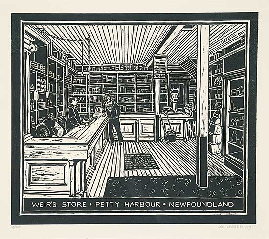 #33 ~ Carter - Weir's Store, Petty Harbour, Newfoundland  #40/50