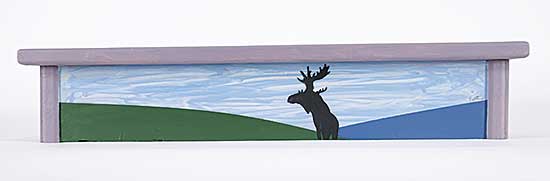 #115 ~ Pachter - Untitled - Flower Planter with Moose