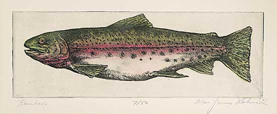#135 ~ Robinson - Rainbow Trout  #7/50
