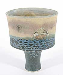 #71 ~ Hopper - Untitled - Ocean Vase