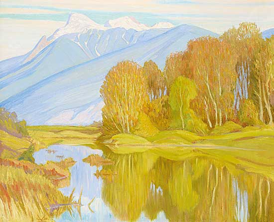 #49 ~ Kerr - Old Chilliwack Channel, Autumn, Cultus Lake