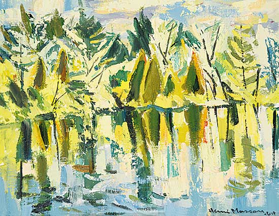 #77 ~ Masson - Untitled - Paysage d'automne