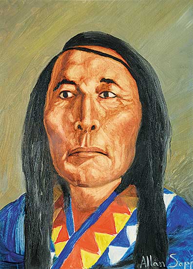 #102 ~ Sapp - Untitled - Portrait of Poundmaker