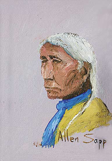 #103 ~ Sapp - Untitled - Chief in Contemplation