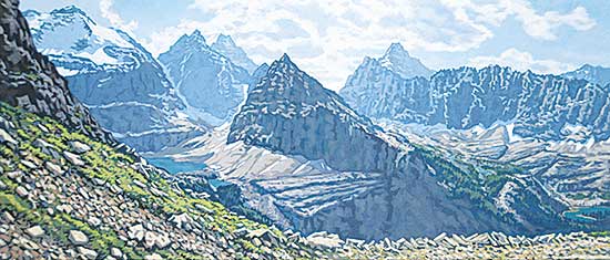 #114 ~ Sinclair - South from Wiwaxy Gap [Lake O'Hara]