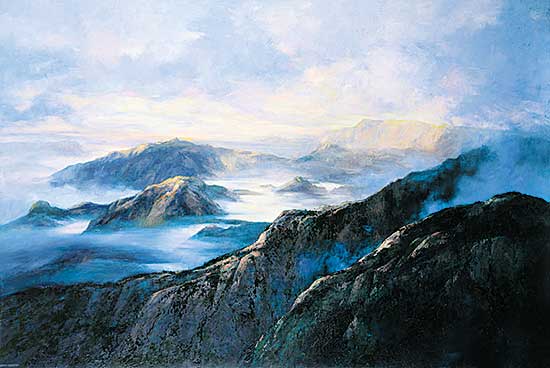 #208 ~ Flodberg - Morning, Low Clouds