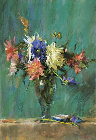 #318 ~ Robb - Dahlias and Pansies