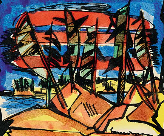 #410 ~ Brandtner - Sunset, Georgian Bay