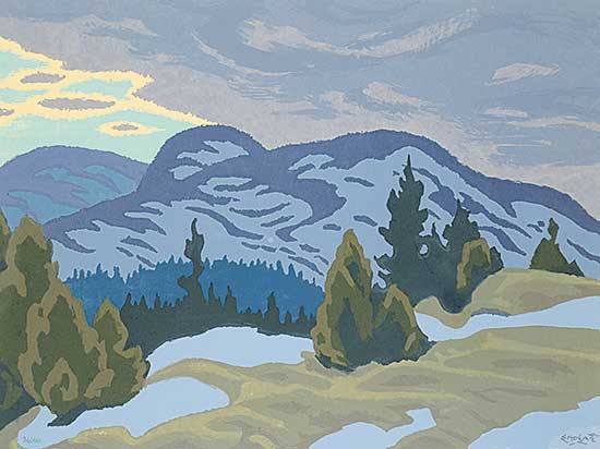 #441 ~ Holgate - Untitled - Snow Clouds  #36/100