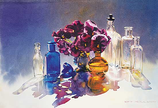 #442 ~ Holland - Purple Pansies
