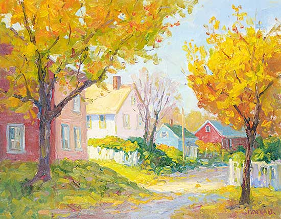 #468 ~ Noreau - Autumn in the Lane