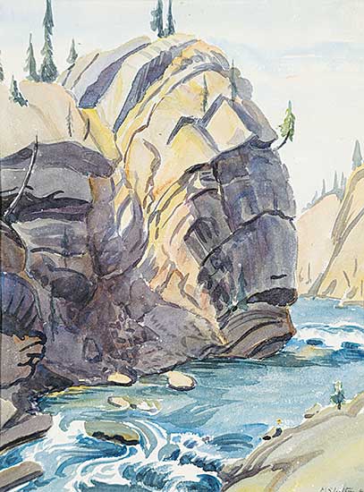 #486 ~ Shelton - Untitled - Buffalo Head Rock