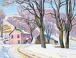 #37 ~ Haines - Late Fall, Village Road