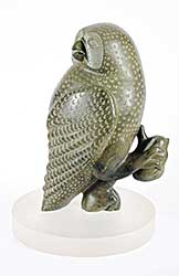 #43 ~ Inuit - Untitled - Owl Holding a Cub