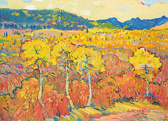 #1115 ~ Beyer - Untitled - Fall in the Foothills