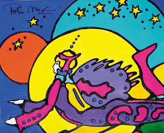 #1266 ~ Max - Untitled - Zen Max Series - Flying Through the Universe