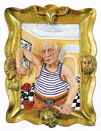 #1269 ~ McLean - Untitled - Picasso, Self Portrait  #4/20